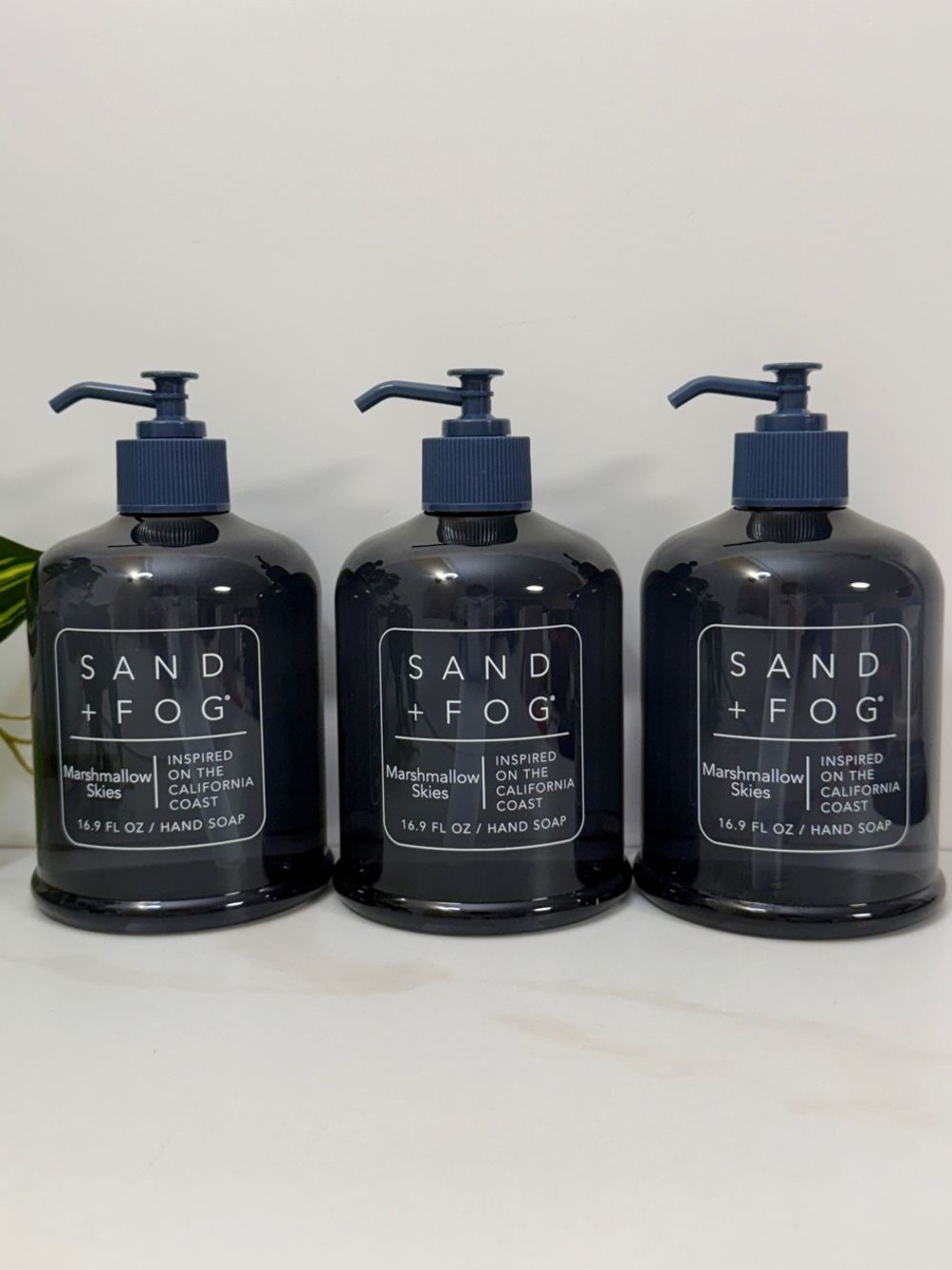 3x SAND + FOG Marshmallow Skies Hand Soap - 16.9 fl oz each - Brand New
